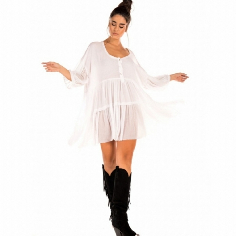 Free People - BRAND NEW - Mini Tunic Dress